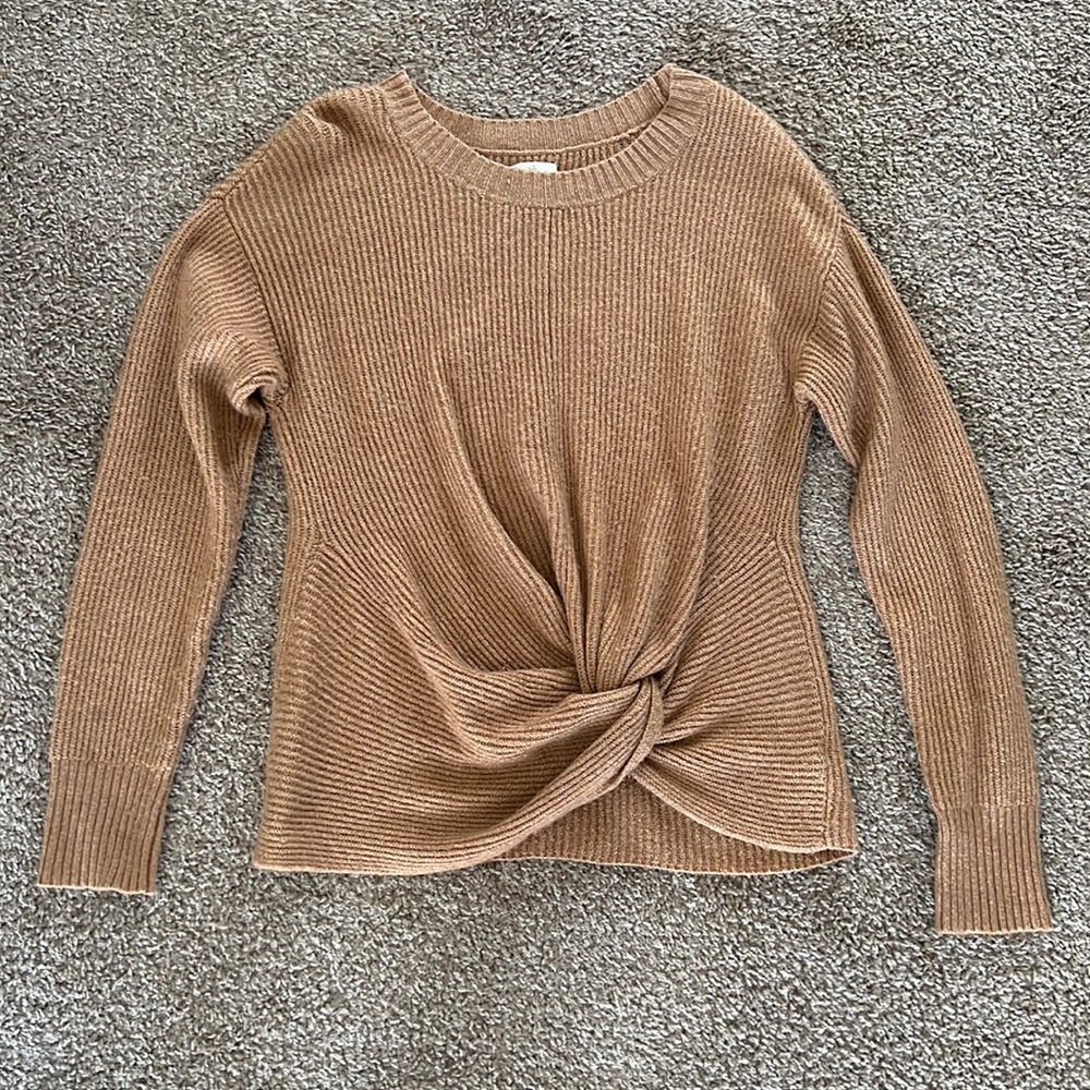 Twist Bottom Sweater